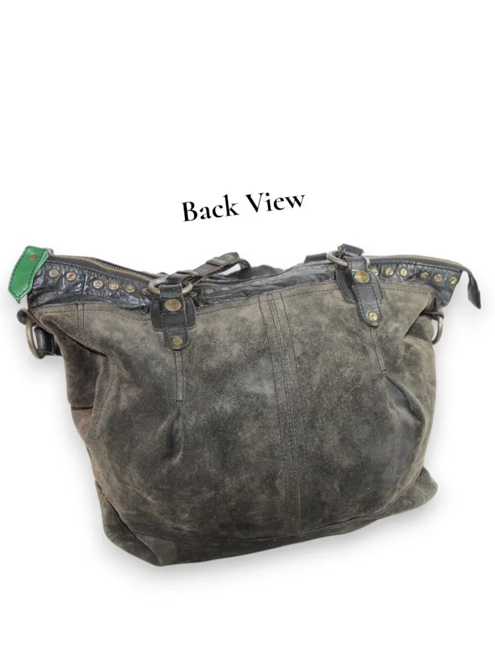 George Gina & Lucy CosmiCurse No Grey Day City Suede Shoulder Y2K Bag